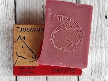 Savon Griotte au lait de jument – Parfum cerise