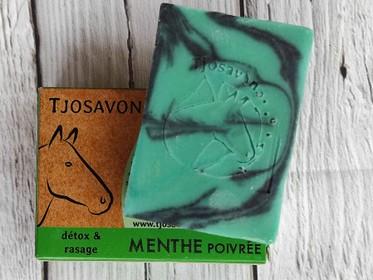 Savon Menthe poivrée au lait de jument