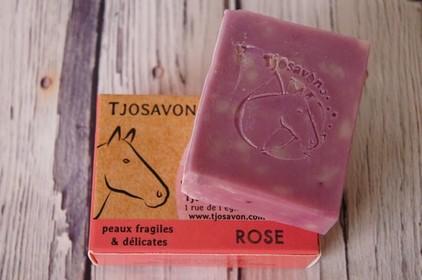 Savon Rose au lait de jument